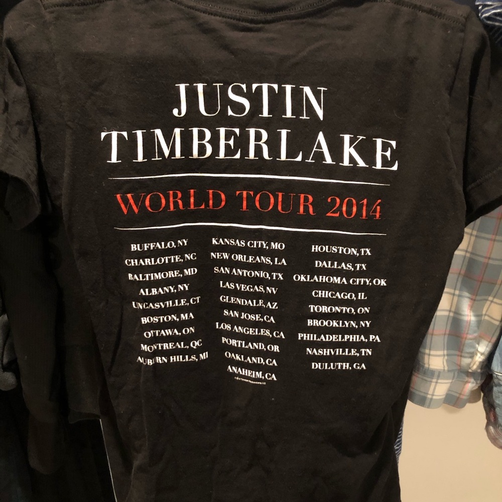 Justin Timberlake tour T-shirt size small - Picture 4 of 4
